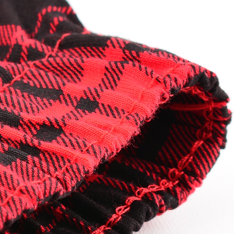 Cornette piżama – rękaw ze ściągaczem w kratę