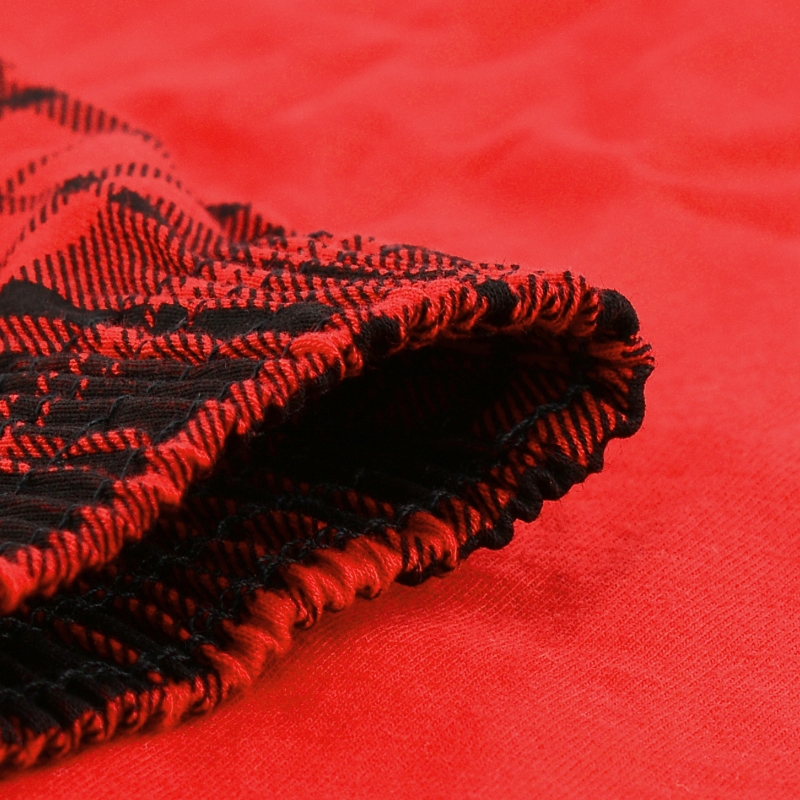 Cornette piżama – metka na nogawce w kolorze czerwonym