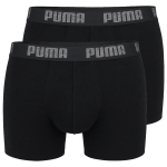 PUMA Bokserki Męskie 2 Sztuki Bawełna Black Logo
