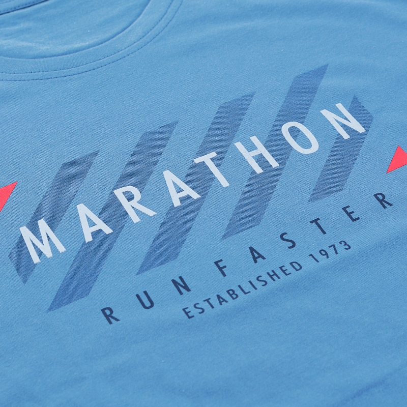 Cornette piżama – nadruk „Marathon Run Faster” na koszulce