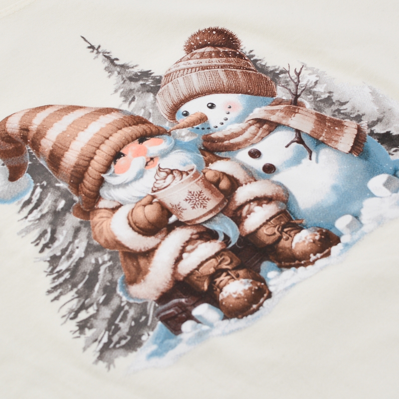 Cornette piżama – szczegółowy nadruk na koszulce