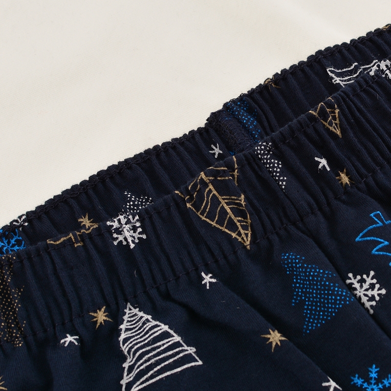 Cornette piżama – elastyczna gumka spodni w choinki