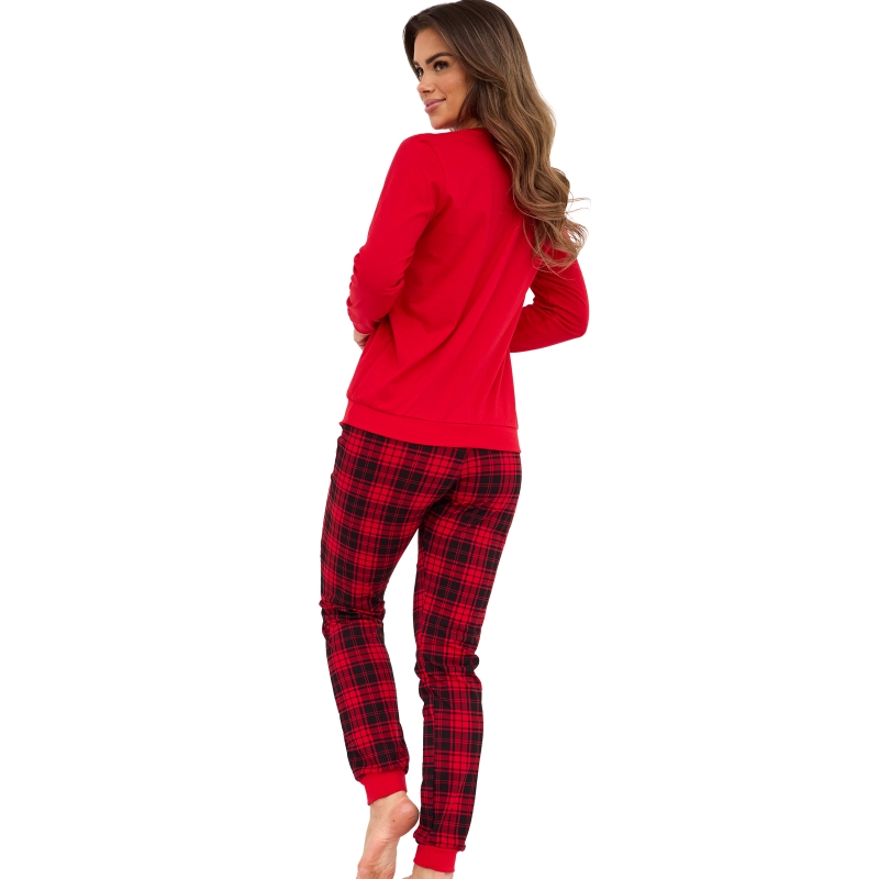 Cornette piżama damska Hello Winter – widok z tyłu