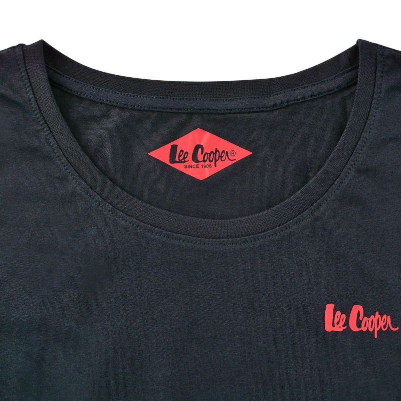 Lee Cooper piżama – granatowa koszulka z logo