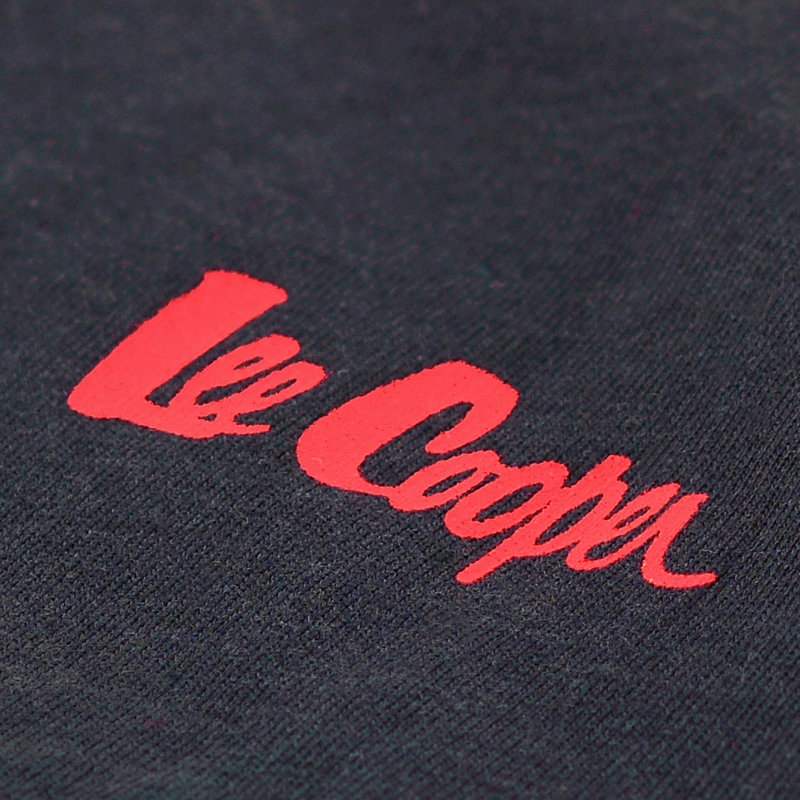 Lee Cooper piżama – nadrukowane czerwone logo na piersi