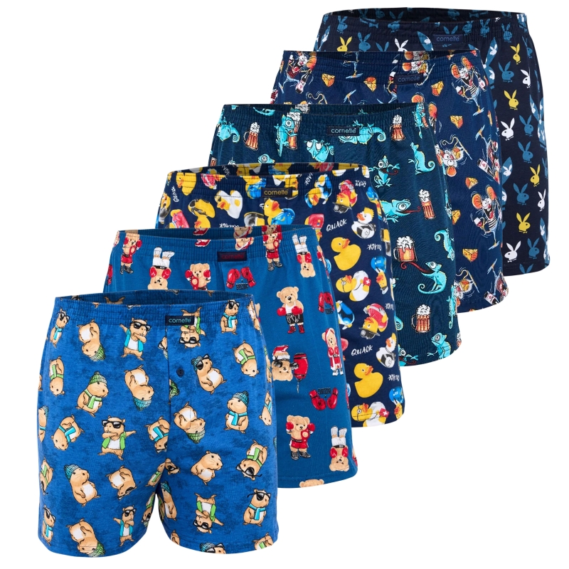 Zestaw bokserek Cornette z zabawnymi nadrukami