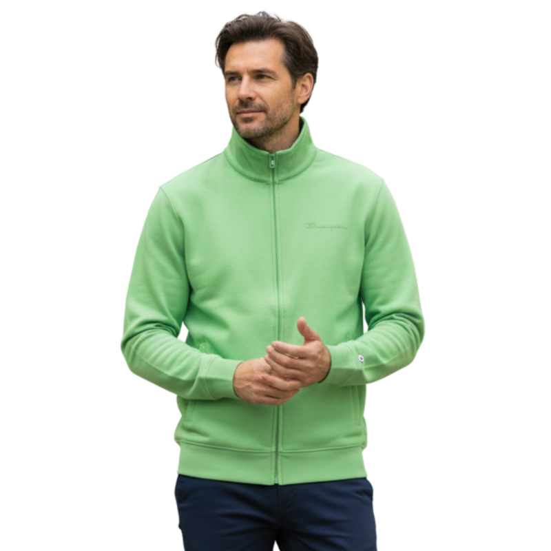 Champion Bluza Męska 218290 Zielona Model