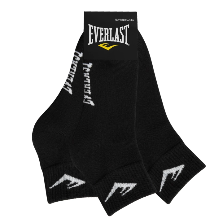 Zestaw 3 par męskich skarpet bawełnianych Everlast zakostki w kolorze czarnym z oryginalnym opakowaniem