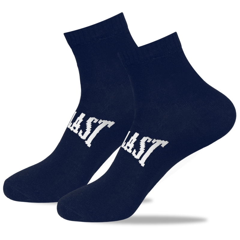 Granatowe skarpety męskie Everlast zakostki z białym logo, klasyczny fason, 2 sztuki