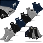 Everlast Skarpety Męskie Zakostki Bawełniane Mix Navy 6 par