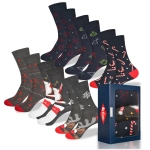 Lee Cooper Skarpety Męskie Świąteczne Ciepłe Długie 6 sztuk