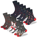 Lee Cooper Skarpety Męskie Świąteczne Ciepłe Długie 6 sztuk