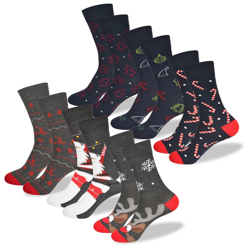 Skarpety męskie Lee Cooper świąteczne w różnych wzorach