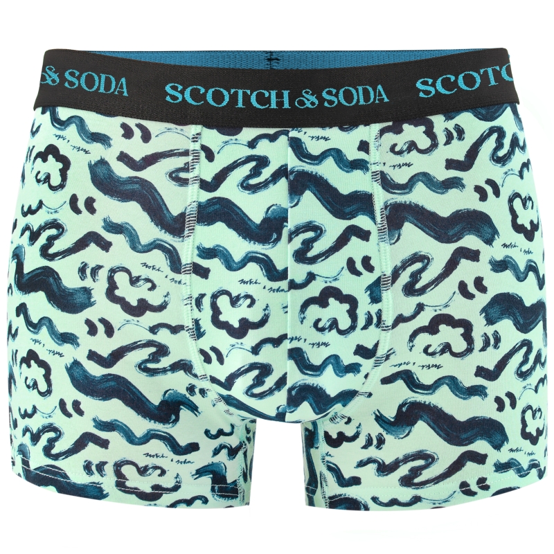 Scotch & Soda bokserki męskie z abstrakcyjnym wzorem