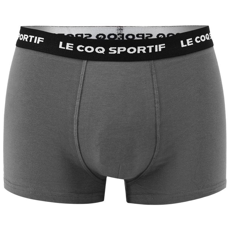 Bokserki męskie Le Coq Sportif szare z czarną gumą