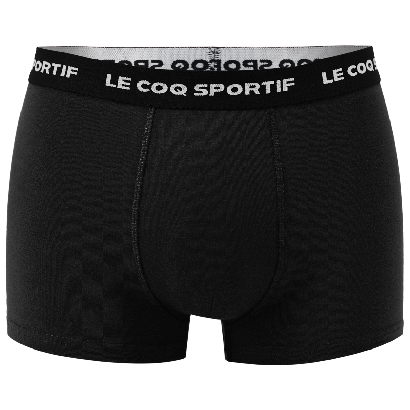Bokserki męskie Le Coq Sportif czarne z czarną gumą