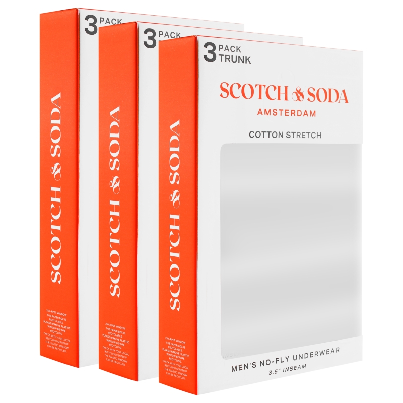 Opakowanie Scotch&Soda 3 pack bokserki cotton stretch