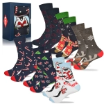 Lee Cooper Skarpety Damskie Świąteczne Ciepłe Długie 6 sztuk