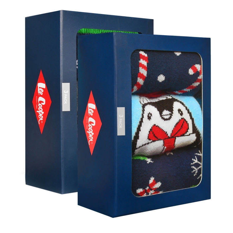 Opakowanie skarpet damskich Lee Cooper świątecznych