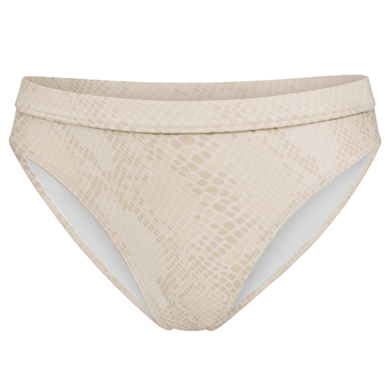 Champion dół bikini damski szary z wężowym wzorem