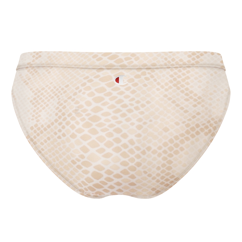 Champion dół bikini damski szary tył z logo