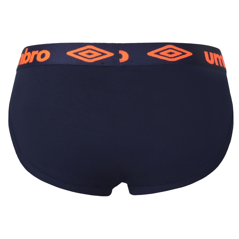 Slipy męskie Umbro granatowe, widok z tyłu