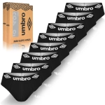 Umbro Majtki Slipy Męskie Bawełniane Zestaw 8 sztuk