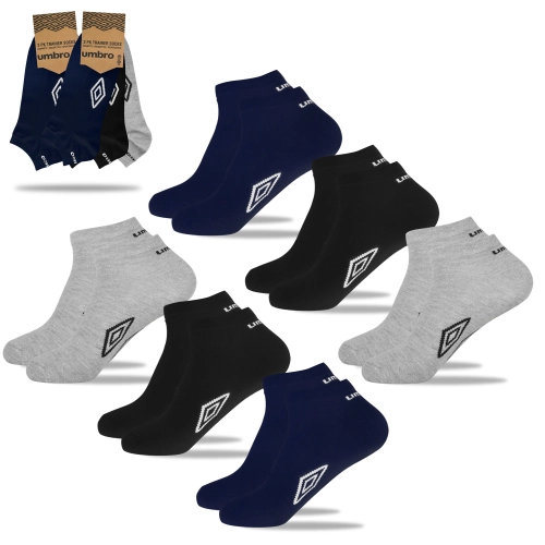 Umbro Skarpety Męskie Stopki Trainer Bawełniane 6 par