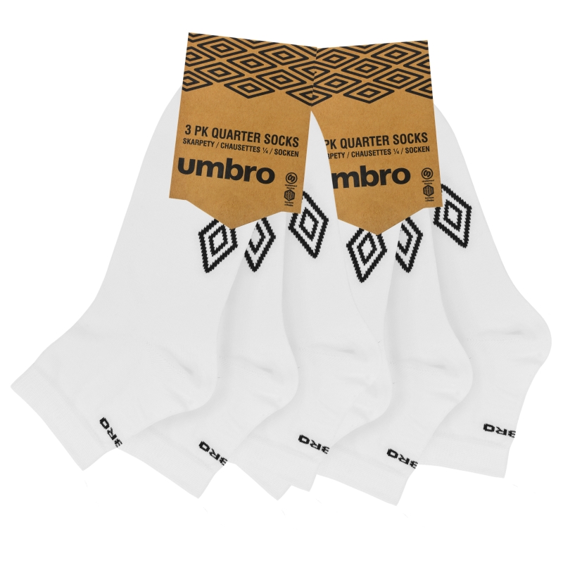 Opakowanie białych zakostek męskich Umbro