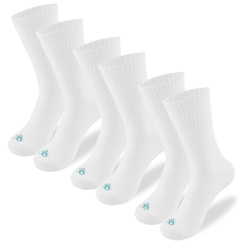 SCOTCH&SODA Skarpety Męskie Długie 3 Pary Bawełna Białe Logo