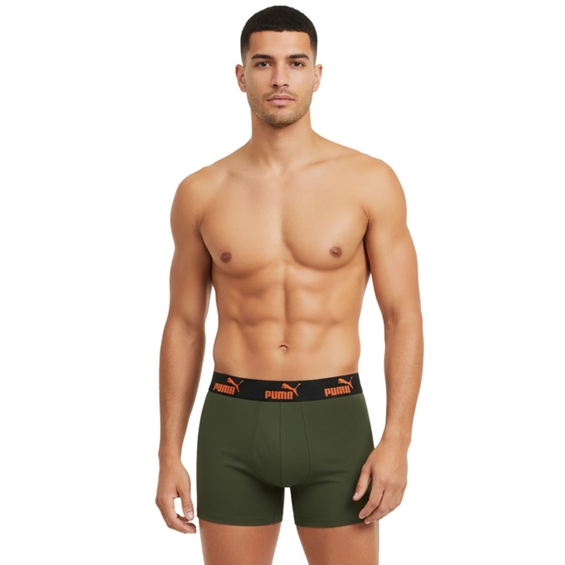 Bokserki męskie Puma khaki Model