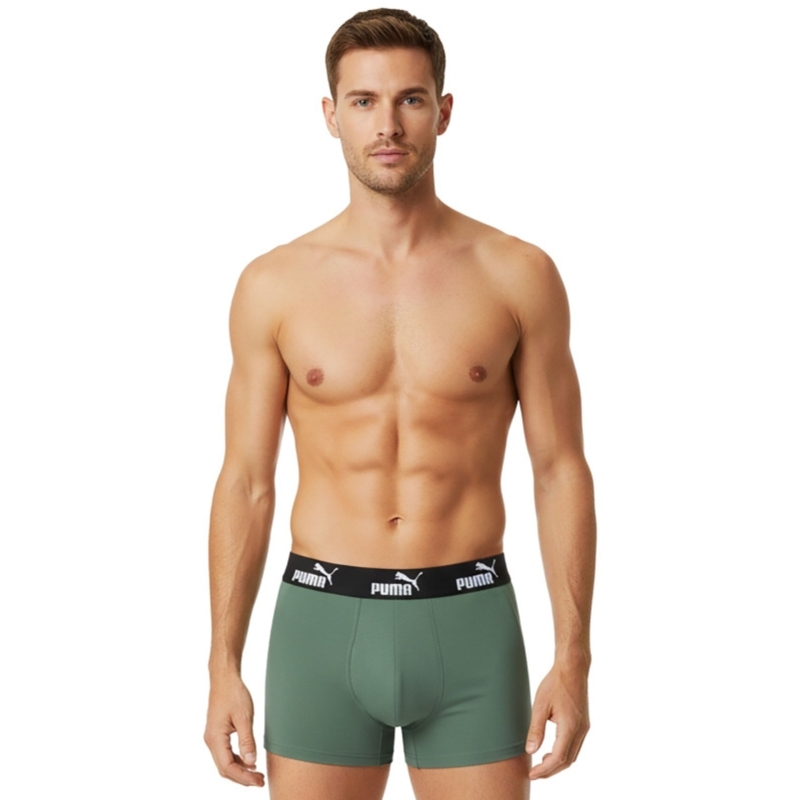 Bokserki męskie Puma zielone Model