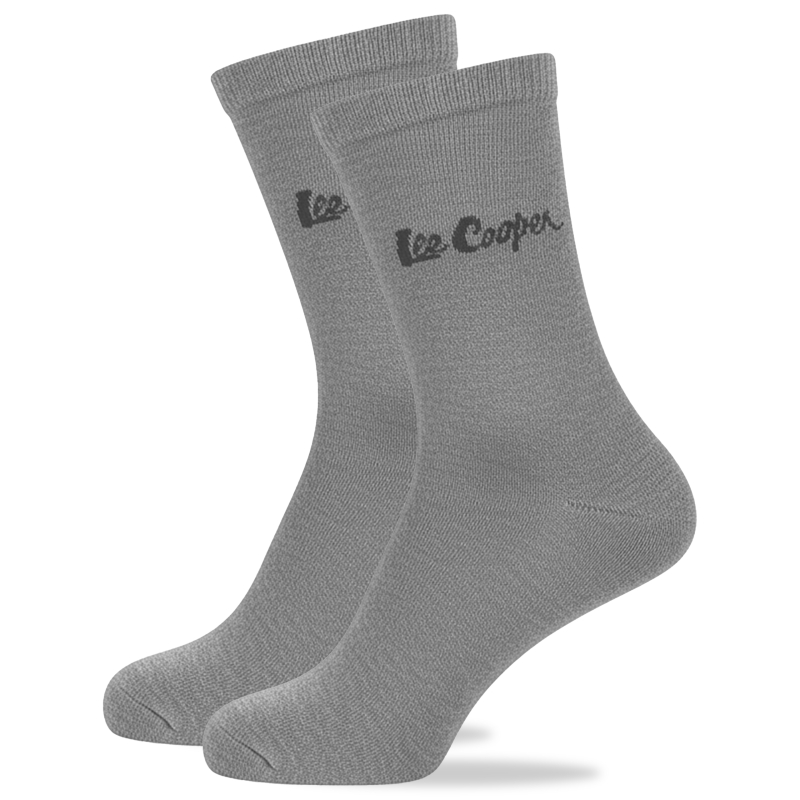 Szare skarpety męskie bawełniane Lee Cooper