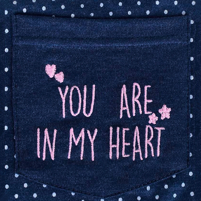 Kieszeń piżamy damskiej Infiore z haftem