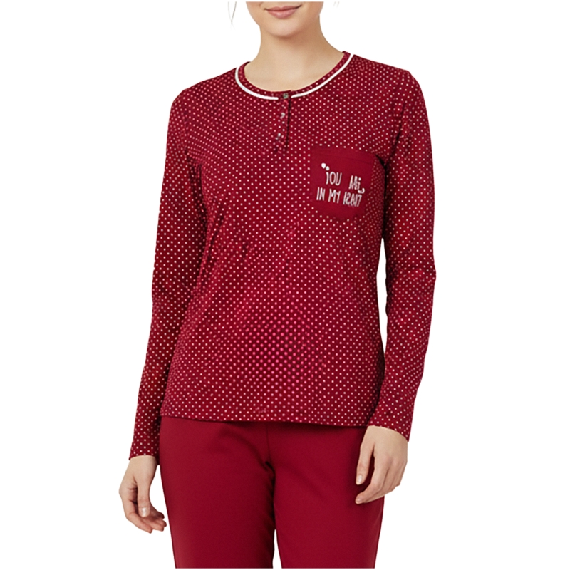 Góra piżamy damskiej Infiore granatowa