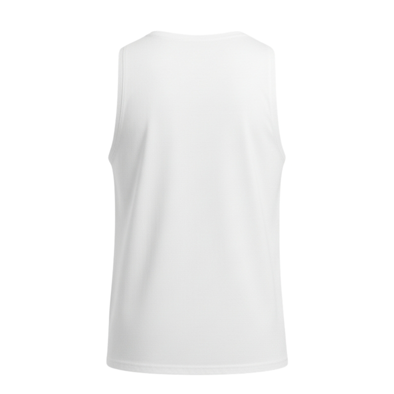4F T-shirt Koszulka Męska Bezrękawnik TTSHM368 Biała z tyłu