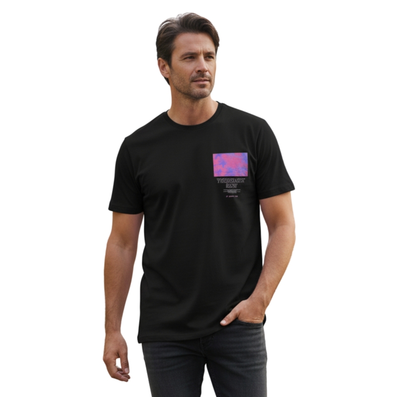 Czarna koszulka męska 4F T-shirt TTSHM362 z krótkim rękawem Model