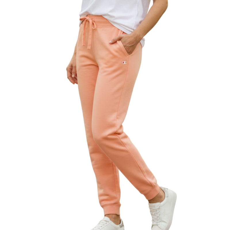 CHAMPION Spodnie Dresowe Damskie 114901 Brzoskwiniowe Model