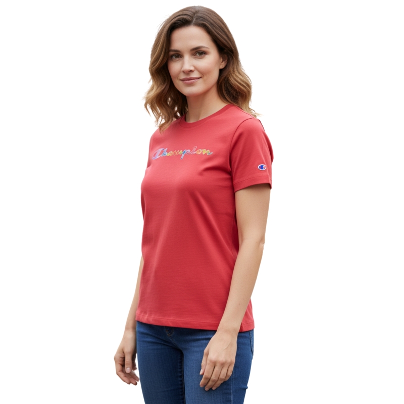 CHAMPION Koszulka Damska 114991 Różowa Model
