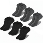 TASTIQ PREMIUM Skarpetki Stopki Męskie Bawełna BLACKMIX 6 Par