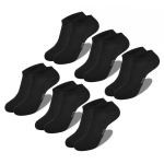 TASTIQ PREMIUM Skarpetki Stopki Męskie Czarne Bawełna 6 Par