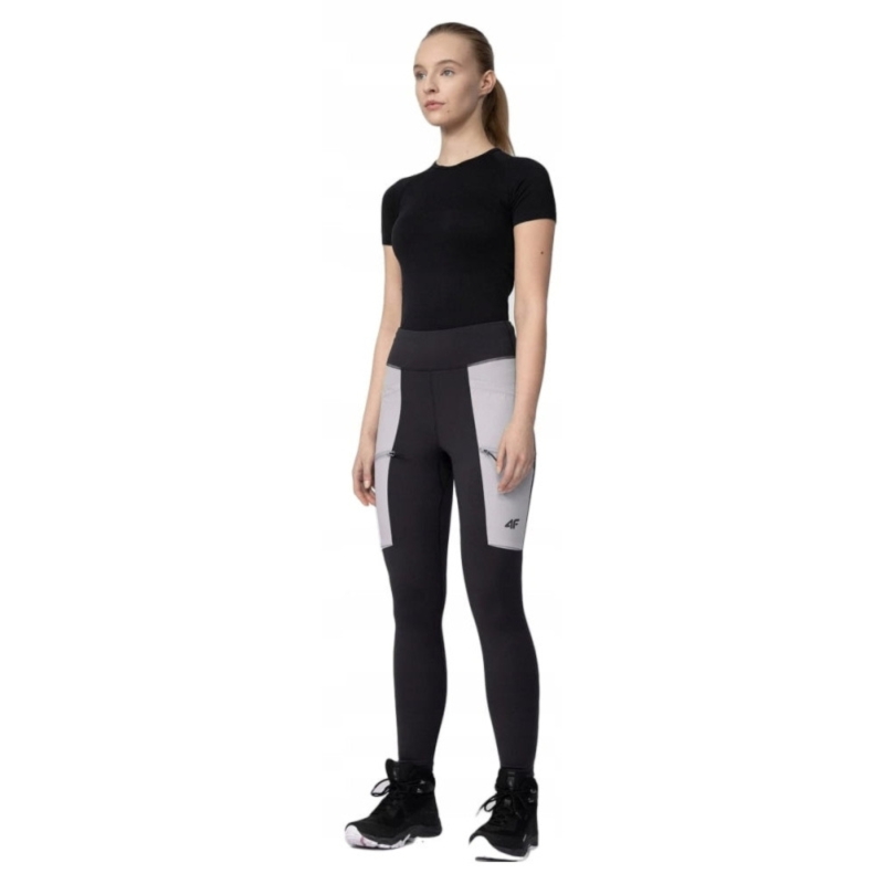 4F Legginsy Damskie Funkcyjne SPDTR061 na modelce