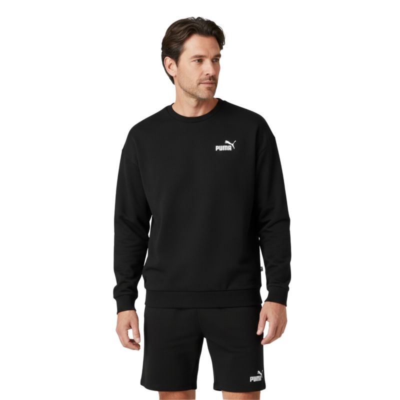 PUMA Komplet Dresowy Dres Czarny Model