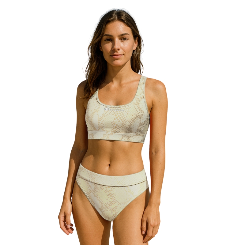 Strój Kąpielowy Champion Dwuczęściowy, Szary Model