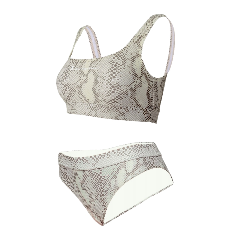 Szary kostium kąpielowy Champion bikini – prezentacja całego zestawu