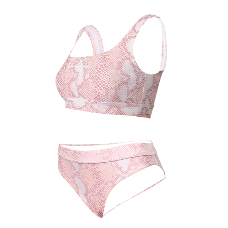 Jasno różowy kostium kąpielowy Champion bikini – prezentacja całego zestawu