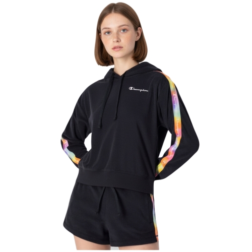CHAMPION Bluza Damska 114997 z kapturem Czarna Model
