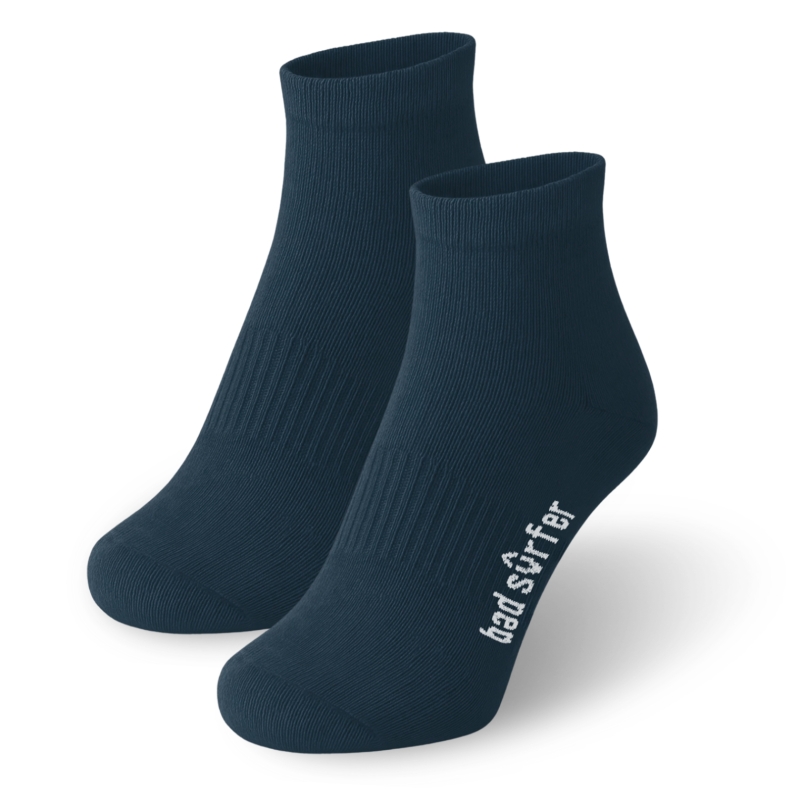 Skarpety bad surfer – para niebieska z logo