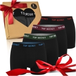 Top Secret Bokserki Męskie Zestaw Prezentowy 4 Sztuki