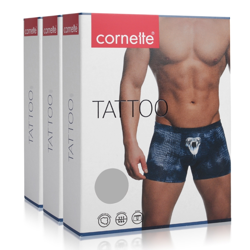 Opakowanie bokserek męskich Cornette z serii Tattoo